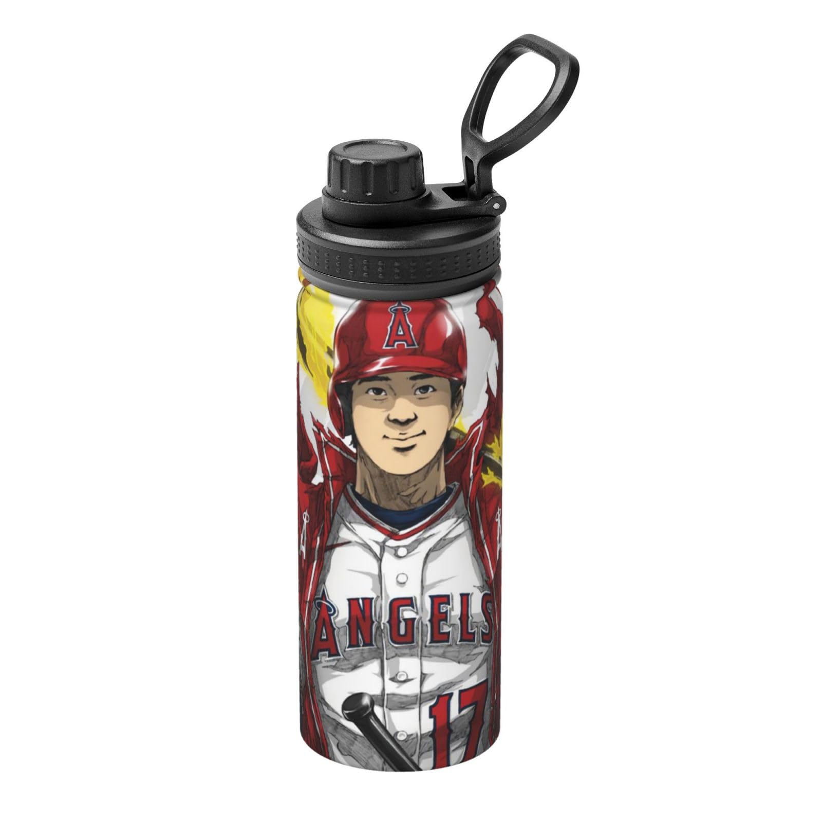 Amazon | Angels 大谷翔平 ステンレス水筒 スポーツボトル ウォーター